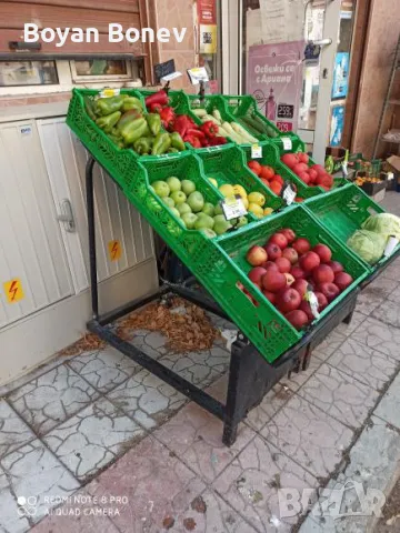 Сгъваеми преносими колички / щендери за зеленчуци, снимка 2 - Стелажи и щандове - 49233520