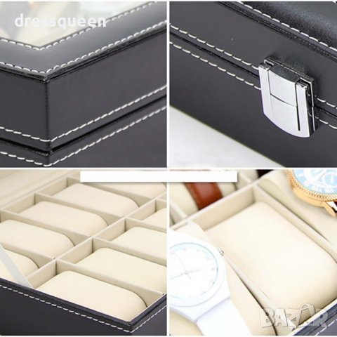 2100 Кутия за 10 часовника, снимка 6 - Подаръци за мъже - 37448404