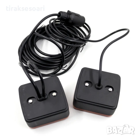 Комплект стопове за ремарке с крушки 7.5 метра кабел и букса 7 пина, снимка 3 - Аксесоари и консумативи - 53037854