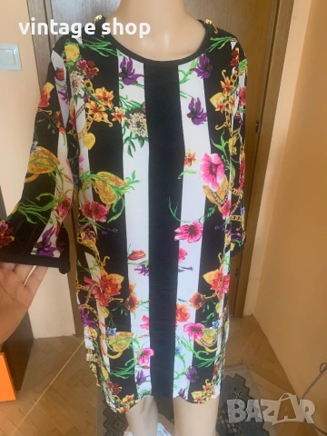 Копринена пъстра рокля Juice Couture