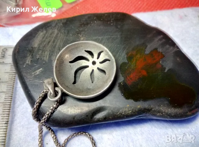 ФЛОРАЛЕН СРЕБЪРЕН МЕДАЛЬОН сФИНА СРЕБЪРНА ВЕРИЖКА СРЕБРО 925 с НУЖДА от РЕМОНТ на ЗАКОПЧАЛКАТА 49776, снимка 4 - Колиета, медальони, синджири - 50421443