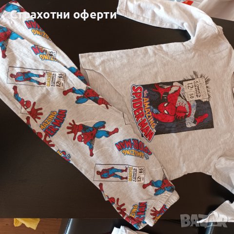 Spider-Man пижама и тениски, снимка 2 - Детски тениски и потници - 42417922