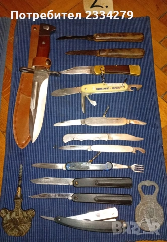 Стари ножове, различни видове , масап стар. , снимка 6 - Ножове - 53027619