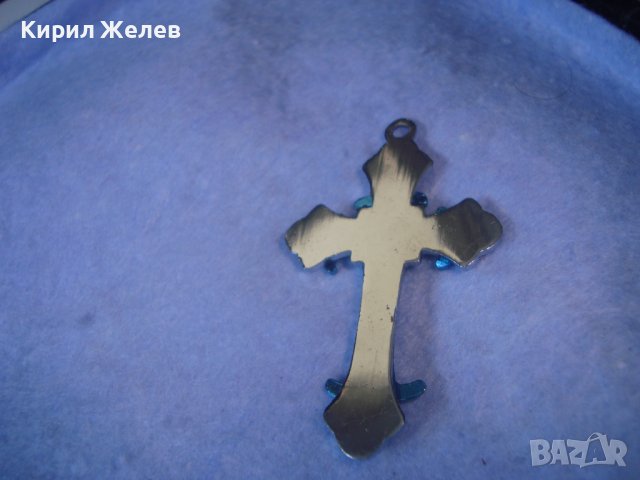 МОДЕН НАГРЪДЕН ГОЛЯМ АРТ КРЪСТ с ЕМАЙЛ-ЛАК от БЛАГОРОДНА НЕРЪЖДАЕМА СТОМАНА 90911, снимка 11 - Колиета, медальони, синджири - 36902374
