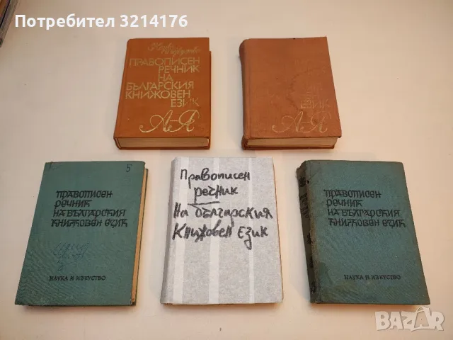 Правописен речник на българския книжовен език А-Я - Колектив