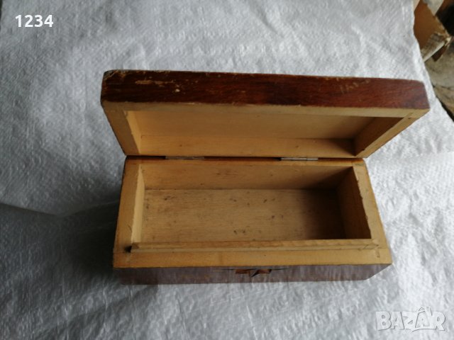 Дървена кутия 16 см. , снимка 4 - Други стоки за дома - 31892063
