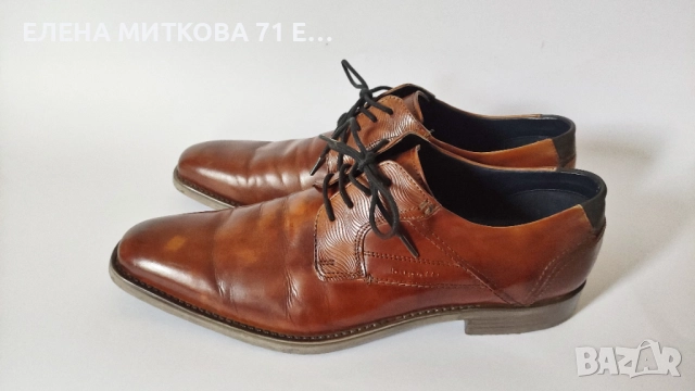 Bugatti мъжки обувки естествена кожа н.44, снимка 9 - Спортно елегантни обувки - 51749007
