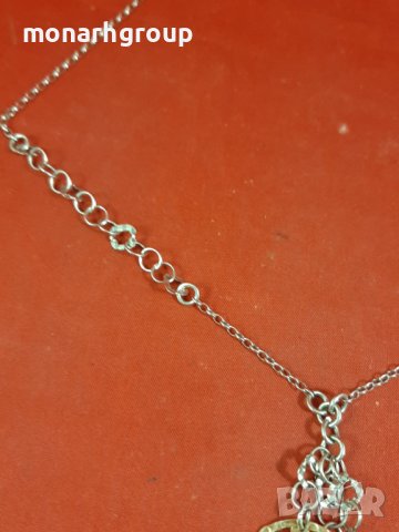 Сребърна верижка, снимка 4 - Колиета, медальони, синджири - 37159725