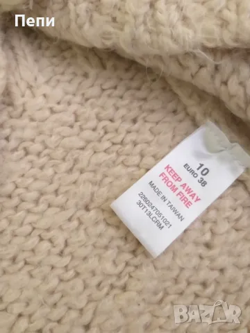 Плетено елече с качулка, снимка 7 - Елеци - 49823337