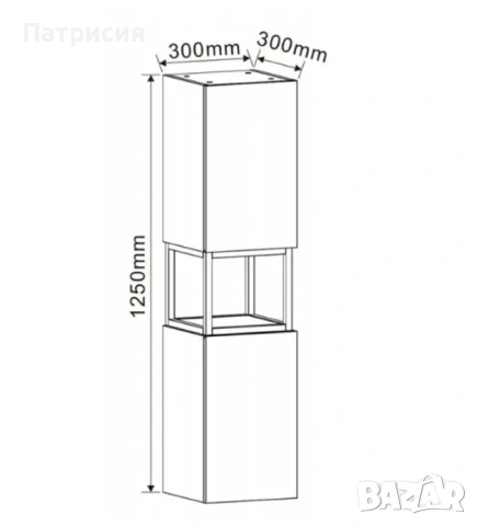 Мебел за баня, снимка 4 - Шкафове - 54295953