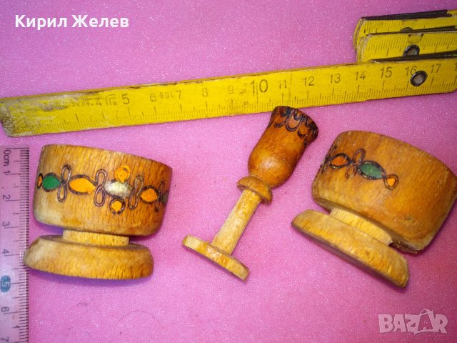 СТАР ДЕКОРАТИВЕН КОМПЛЕКТ ПИРОГРАФИРАНИ ДЪРВЕНИ МИНИАТЮРИ За КОЛЕКЦИЯ ТЕМАТИЧЕН ИНТЕРИОР 42943, снимка 9 - Колекции - 44155789
