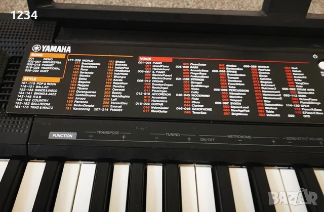 синтезатор клавир YAMAHA PSR-F51 пиано с 5 октави, снимка 5 - Синтезатори - 51061420