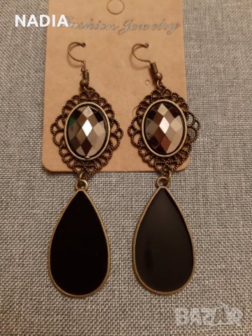 Елегантни обици обеци, снимка 2 - Обеци - 30755783