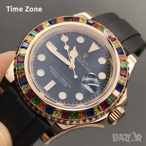 Rolex Yacht-Master 40mm "Rainbow" Rose Gold Automatic Дамски Различни Варианти, снимка 5 - Дамски - 48182767