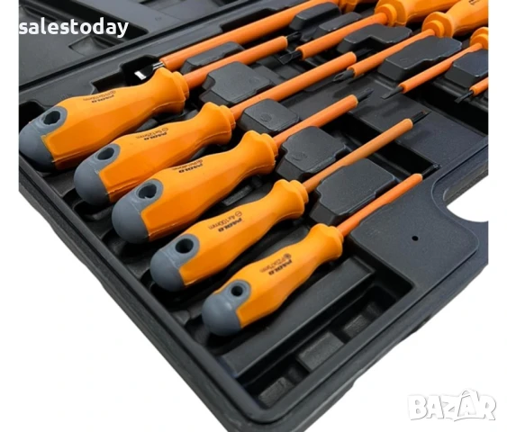 Отвертки в кутия, 11бр , снимка 3 - Аксесоари и консумативи - 41761902