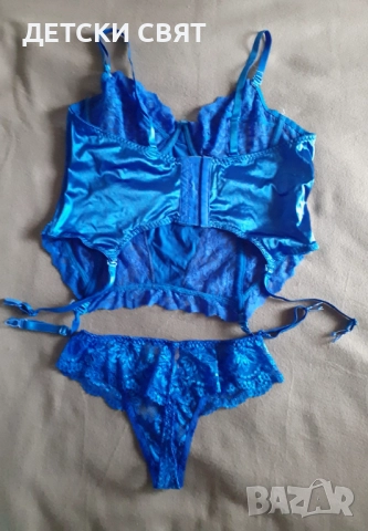 Еротичен комплект от сатен , снимка 2 - Бельо - 51746620