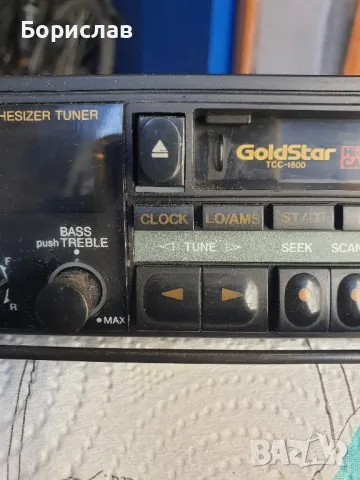 Касетофон Голдстар, снимка 3 - Радиокасетофони, транзистори - 49206575