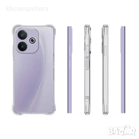 OPPO A5 Pro 5G Прозрачен Удароустойчив Калъф TPU с Анти-Приплъзване + Скрийн Протектор, снимка 5 - Калъфи, кейсове - 50563641