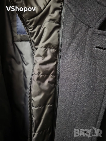 Мъжко палто TEODOR – Navy, размер 50, снимка 6 - Палта - 52595543