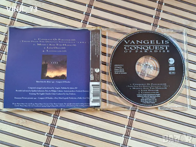 Vangelis – Conquest Of Paradise, снимка 2 - CD дискове - 50388640