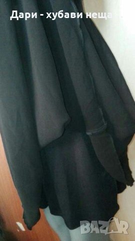 Нова елегантна рокля, с асиметрия и отворен гръб👗🍀S,M👗🍀арт.3082, снимка 3 - Рокли - 34144916