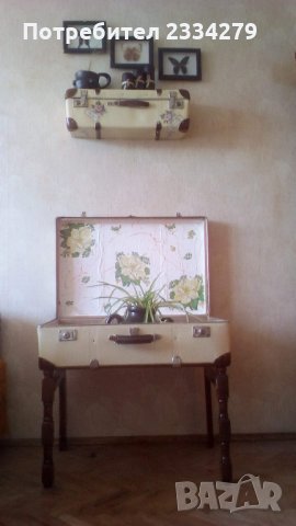 Масичка ,,КУФАР" декорация., снимка 2 - Маси - 29187955