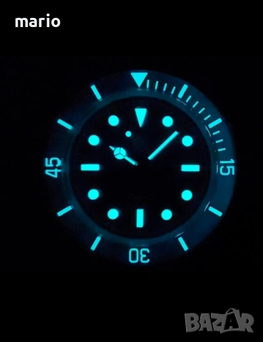 San martin automatic diver 200м, сапфир, фул сет, бартер, снимка 2 - Мъжки - 53937981