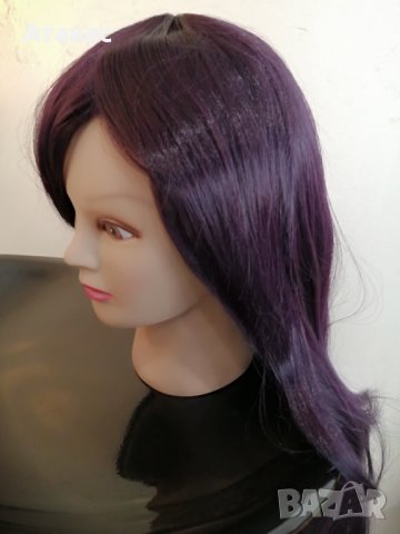 Дамска перука 100см с бретон, снимка 7 - Други - 31456604