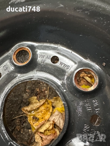 3бр. ОЕМ железни джанти 16" 5х112 - Audi, VW, Seat, Skoda, снимка 5 - Гуми и джанти - 51987048