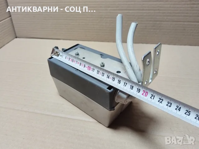 Стар Соц Италиански Ел. Моторен Защитен Прекъсвач SIEMENS. / РАБОТЕЩ! / НОМЕР 1921., снимка 7 - Ключове, контакти, щепсели - 56156244