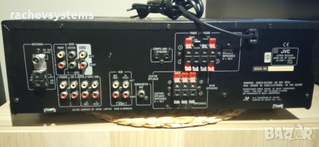 5.1 канален усилвател jvc rx-558r, снимка 4 - Ресийвъри, усилватели, смесителни пултове - 44817674