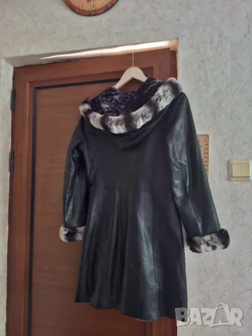 Яке естествена кожа с чинчила , снимка 6 - Якета - 56540025