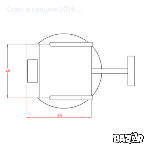 Фризьорски/бръснарски/грим стол Silvia, снимка 3 - Бръснарски столове - 44601113