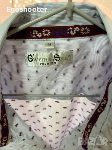 Мъжка риза Weih&Silk, снимка 2 - Ризи - 56248570