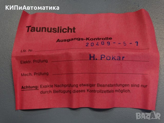 Сигнални лампи TAUNUSLICHT 9029 24V 2W, снимка 5 - Индустриална техника - 34451474