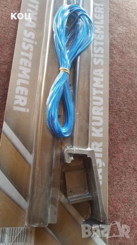 Простор за дрехи за външен монтаж 60 на 25 на алуминиев парапет с плоска ръкохватка.prostor.plosak., снимка 2 - Други стоки за дома - 36816647