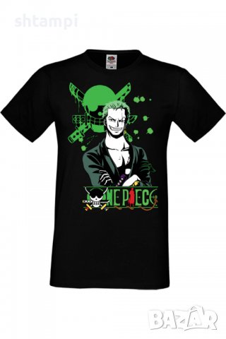 Мъжка тениска One Piece Roronoa Zoro 03,Анимация,игра,Празник,Повод,