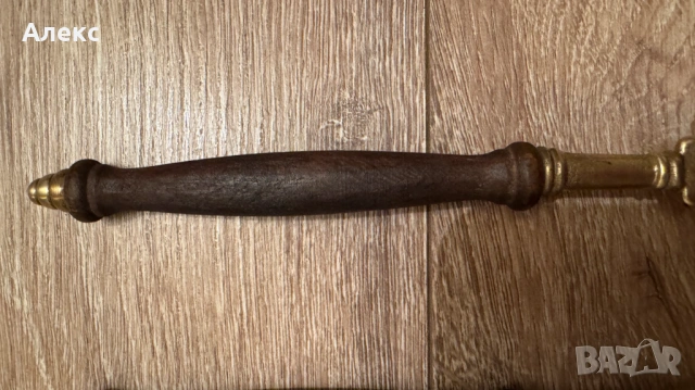 Винтидж помощни прибори– месинг, дърво., снимка 4 - Прибори за хранене, готвене и сервиране - 53330530