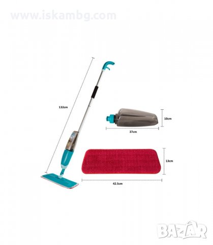 СПРЕЙ МОП 2 В 1 ЗА ПОЧИСТВАНЕ НА ПОД - код 1773, снимка 6 - Мопове, кофи, четки и метли - 33981718