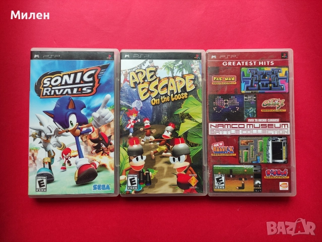 Игри за PSP ПСП Playstation Portable (Sonic, Ape Escape, Namco), снимка 1 - Игри за PlayStation - 52965469