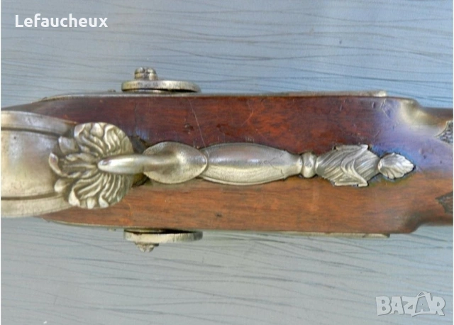 Антика пушка Капсулна двуцевка 20 кал, снимка 4 - Колекции - 54213009