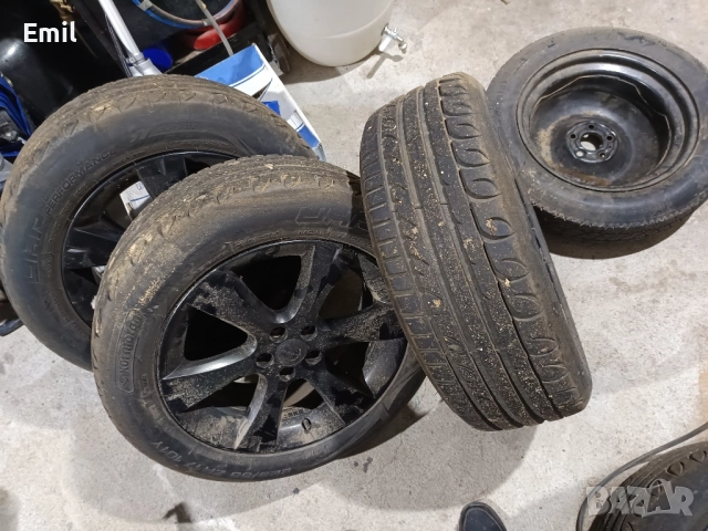 джанти с гуми за субару 225/55/17, снимка 6 - Гуми и джанти - 52185133
