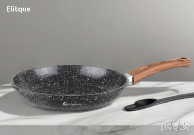 Тиган Goldmann GM-0420, 20/24/28см., Лят алуминий, Керам. покр., Индукция, снимка 4 - Съдове за готвене - 52888839