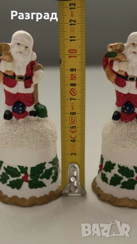 Винтидж Коледни звънчета, снимка 3 - Декорация за дома - 52381263