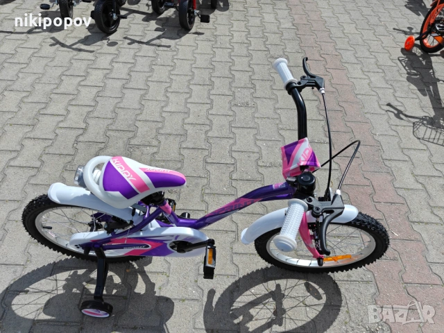 PA Детски велосипед 18" ALICE лилав, снимка 3 - Велосипеди - 54276751