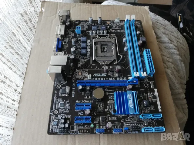Дънна платка Asus P8H61-MX R2.0 Socket LGA1155, снимка 3 - Дънни платки - 48103665