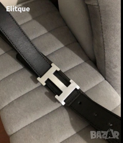 колани от естествена кожа в кутия hermes 