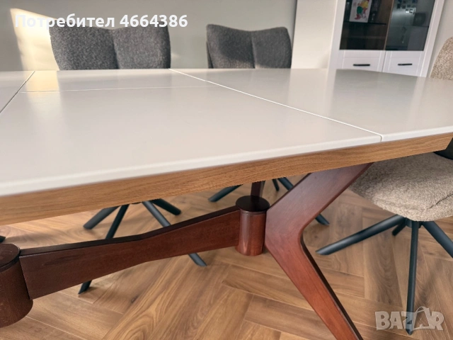 Трапезна маса, MDF, снимка 4 - Маси - 54003489