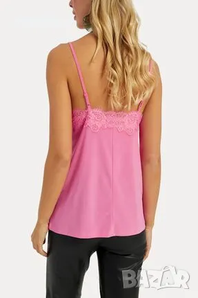 Елегантен дамски топ с дантела, снимка 2 - Потници - 48485660