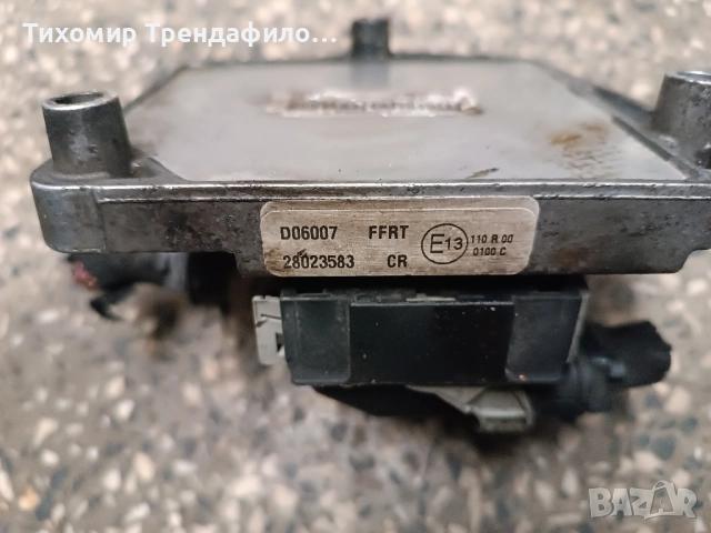 Компютър Opel Zafira B 1.6 16V CNG, 28023583, FFRT, снимка 2 - Части - 51945186